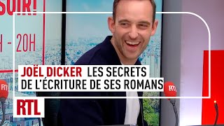 quotQuand je commence à écrire je ne connais pas la finquot  Joël Dicker dans RTL Bonsoir [upl. by Henson]