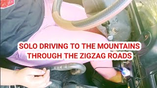 SOLO DRIVING TO THE MOUNTAIN THROUGH THE ZIGZAG ROADS ASMR [upl. by Kerk]