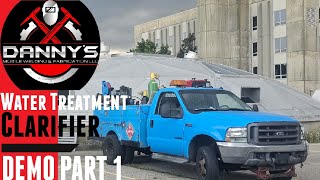 Water Treatment Clarifier Rebuild Part 1 [upl. by Taber]