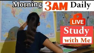 UPSC Day 112। Live Study ⏰📚 3AM I Woke Up for UPSC Study [upl. by Gabbie]