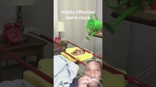 ALARM BANGUN TIDUR SANGAT EFEKTIF alarmclocks alarm satisfying clock alarmsystem funny [upl. by Ojeibbob228]