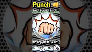 Punch SFx  Free Sound Effects  No Copyright Sounds for Short Viddos Shorts rgmu [upl. by Fulcher]