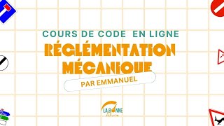 Cours de code en ligne réglementation mécanique [upl. by Atela]