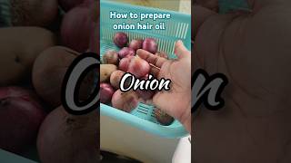 How to prepare onion hair oil easily at home hair haircare hairgrowth hairloss viralshort [upl. by Joseito]