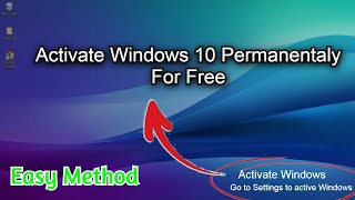 2024 Fix Activate Windows 10 Permanently for Free  Activate Windows 10 Pro for Free [upl. by Ettevahs]