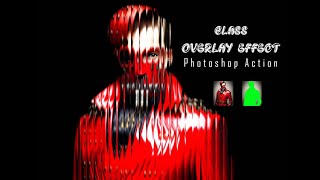 Glass Overlay Effect Photoshop Action [upl. by Assiron]