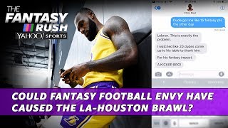 Conspiracy Fantasy Football Envy to Blame for Lakers Brawl  The Fantasy Rush [upl. by Eikram]