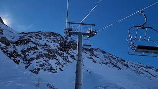 TSF3 Télésiège de lYret  Le MonêtierlesBains Serre Chevalier [upl. by Pontus]