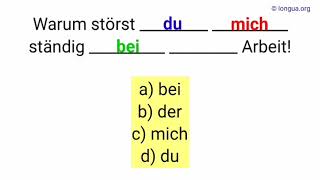 Präpositionen üben Deutsch lernen Deutsche Grammatik deutsch germangrammar longua grammatik [upl. by Nnayllehs]