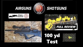 Hatsan FLASHPUP Full Review Bullpup PCP Air Rifle  Accuracy Testing to 100 yards [upl. by Enivid]