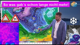 So was gab es schon lange nicht mehr Kurs Sturm Regen amp Schnee Wettervorhersage 1320112024 [upl. by Nylesoj]