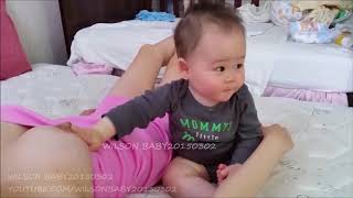 WILLY BABY BREASTFEEDING amp CURIOUS ABOUT THE FOOD SOURCE DAY227 母乳  720 X 1280 mp4 [upl. by Kalmick32]