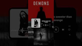 8D audio Demons X Sweeter Than Revenge mashup [upl. by Arelus]