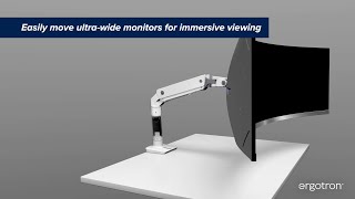 Ergotron HX Arm with HD Pivot Top Features amp Benefits [upl. by Nirak]