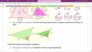 SEMEJANZA 02 FIGURAS SEMEJANTES ESCALAS CRITERIOS DE SEMEJANZA DE TRIÁNGULOS [upl. by Acilegna519]