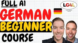 Learn German for Beginners  Full Course  German Course A1 for Beginners  Learn German for free [upl. by Hilbert]