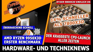 AMD Ryzen 9800X3D  Krassester CPU Launch aller Zeiten  Playstation 5 Pro nicht ausverkauft [upl. by Hehre]