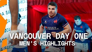 Antoine Dupont makes SVNS debut Vancouver HSBC SVNS Day One Mens Highlights [upl. by Silisav596]