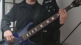 Entombed  Premature Autopsy Bass Cover [upl. by Annayad]