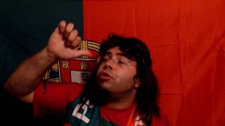 Joao Francisco reminding everyone to show their support for Portugal in the World Cup 2010 [upl. by Eiroc]