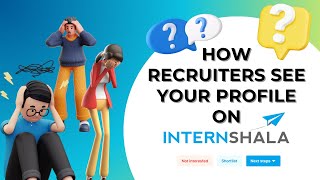 How recruiters see your profile on Internshala [upl. by Jessen]