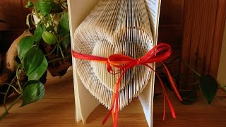 Book folding Art  Origami Sculpture [upl. by Enahpad333]