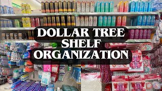 ASMR  Shelf Organization at Dollar Tree 💸 🛒 Valentines Day Energy Drink and Hygiene Aisles 💌 🧼 [upl. by Nwahsiek]