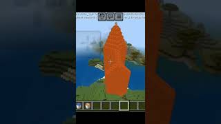 Minecraft cobblestone Tower ever 🚀🗿💀minecraft minecraftshorts shortvideo [upl. by Divad]