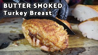 Smoked Turkey Breast  How To Smoke Turkey Breast On A Pellet Grill [upl. by Nosirrag]