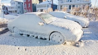 Insane Blizzard Video with Hurricane Force winds [upl. by Goddord]