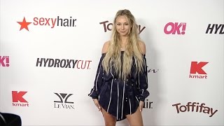 Corinne Olympios 2017 OK PreOscar Party Red Carpet [upl. by Ysteb671]