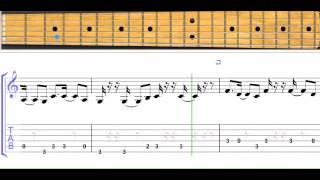 Down On The Corner  Creedence Clearwater Revival  For Guitar Level 2 [upl. by Htedirem]