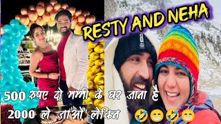 resty kamboj funny video and neha bagga tik tok funny video 🤣 resty kamboj and neha bagga [upl. by Eehtomit82]