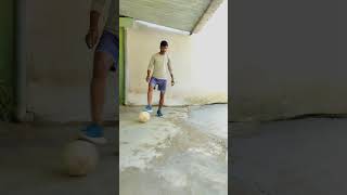 How to do air elastico football footballskills tutorial shorts [upl. by Suirada]