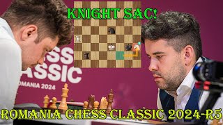 Bogdan Daniel Deac vs Ian Nepomniachtchi  Romania Chess Classic 2024  R5 [upl. by Ikkela]