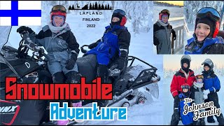 Lapland  Finland Christmas Snowmobile Adventure thejohnsonfamilyuk Epic Snowday Forrest Fun [upl. by Peckham]