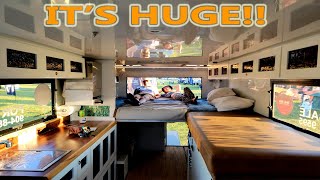 This Truck Camper Interior is like a 5 Star Hotel F550 Custom Overland Camper Build Walk Through [upl. by Stepha240]