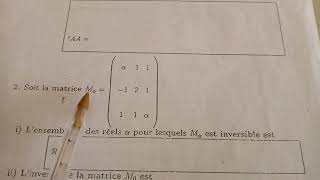 correction déxamen rattrapage Algèbre S1 20162017 exercice 3 [upl. by Baxy]