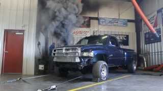 ROLLING COAL Inside  Best Diesel Truck Black Smoke Out Video Cummins [upl. by Anadroj]