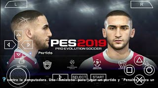 تحميل لعبة PES 2019 PSP للأندرويد Download Pes 2019 Android [upl. by Edea]