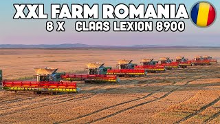 🇷🇴 Ce fermier en ROUMANIE achète 8 CLAAS 8900 sur sa ferme de 13 600ha  24H EN IMMERSION [upl. by Nerdna]