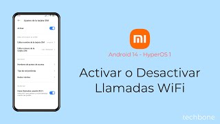 Activar o Desactivar Llamadas WiFi  Xiaomi Android 14  HyperOS 1 [upl. by Candice]