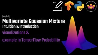 Multivariate Gaussian Mixture Model  Intuition amp Introduction  example in TensorFlow Probability [upl. by Heman4]