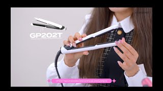 Tutorial ep2  1quot 202T Curve Flat Iron  Straighten Ccurl and Root Volumization GP202T [upl. by Acisey]