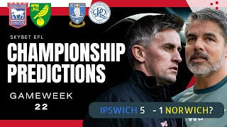 EFL Championship Predictions Can You Beat Us  Week 22 [upl. by Ecirtahs]