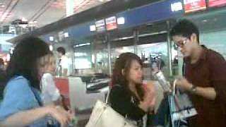 Farewell at Beijing Airport 20100828 [upl. by Harve]