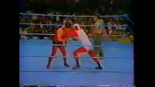 Black Gordman amp Great Goliath v Chavo Guerrero amp Roddy Piper  Americas Tag Title [upl. by Sperling]