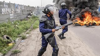 Présidentielle en RD Congo  tensions sur le site dune manifestation interdite de lopposition [upl. by Temp]