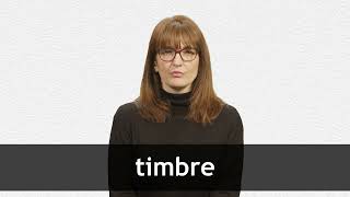 How to pronounce TIMBRE in European Spanish [upl. by Soloma]