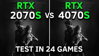 RTX 2070 SUPER vs RTX 4070 SUPER  Test In 24 Games at 1440p  2024 [upl. by Ineslta]